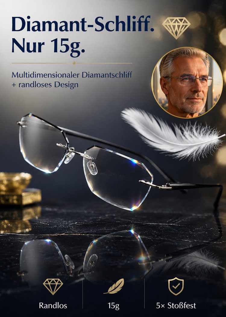 Nano-Optik intelligente selbsttönende multifokale Lesebrille