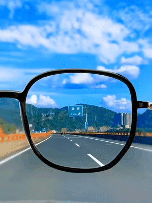 Screw-free HD reading glasses with box zoom