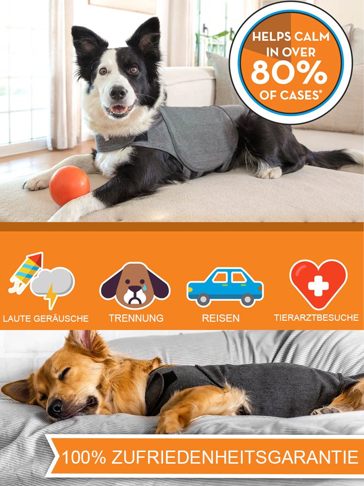 [Wirksame Linderung von Angst] Beruhigungsweste für Hunde