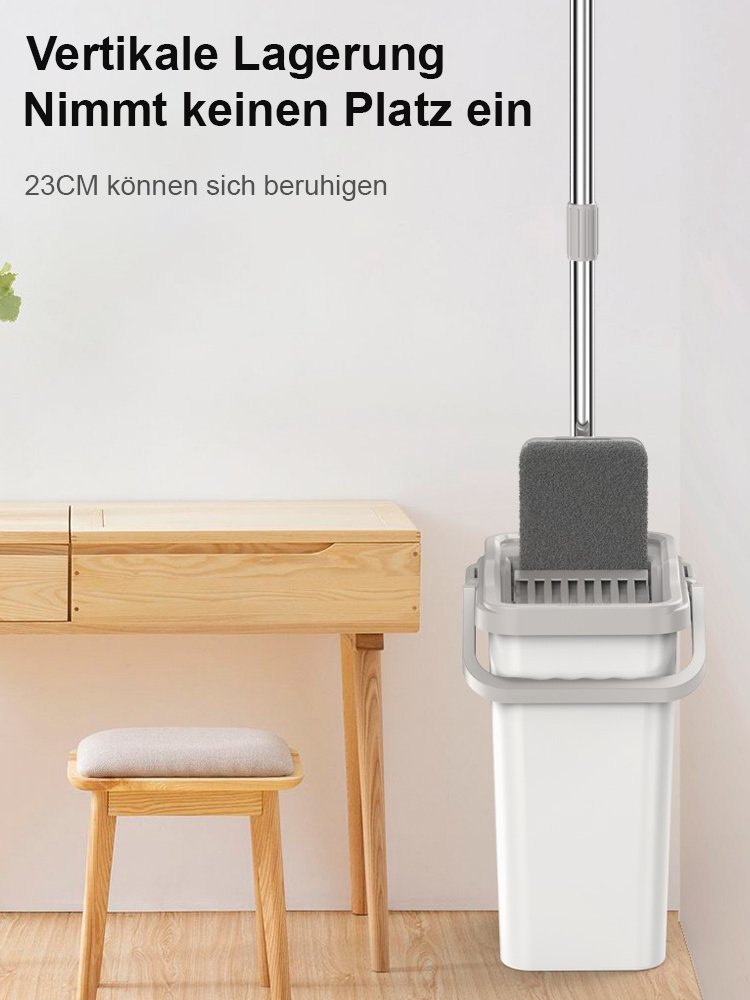 Selbstreinigendes, handwaschfreies Mopp-Set