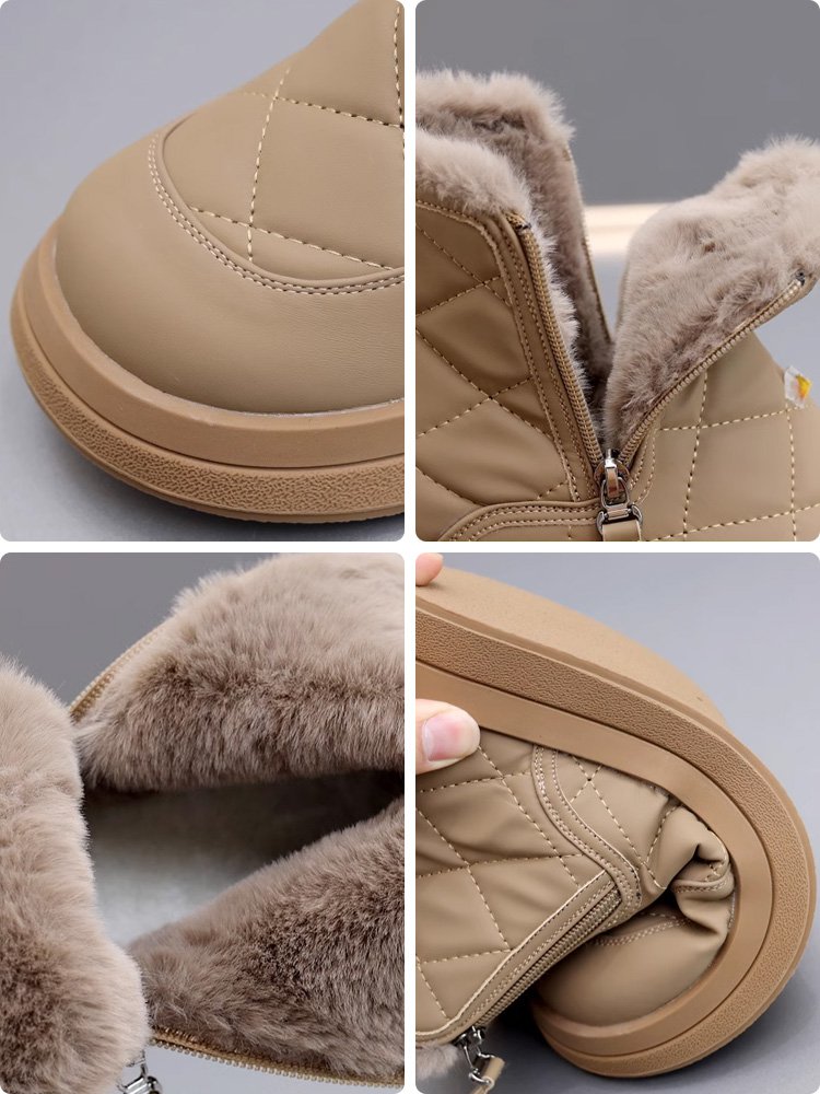 裏起毛防滑スノーブーツ