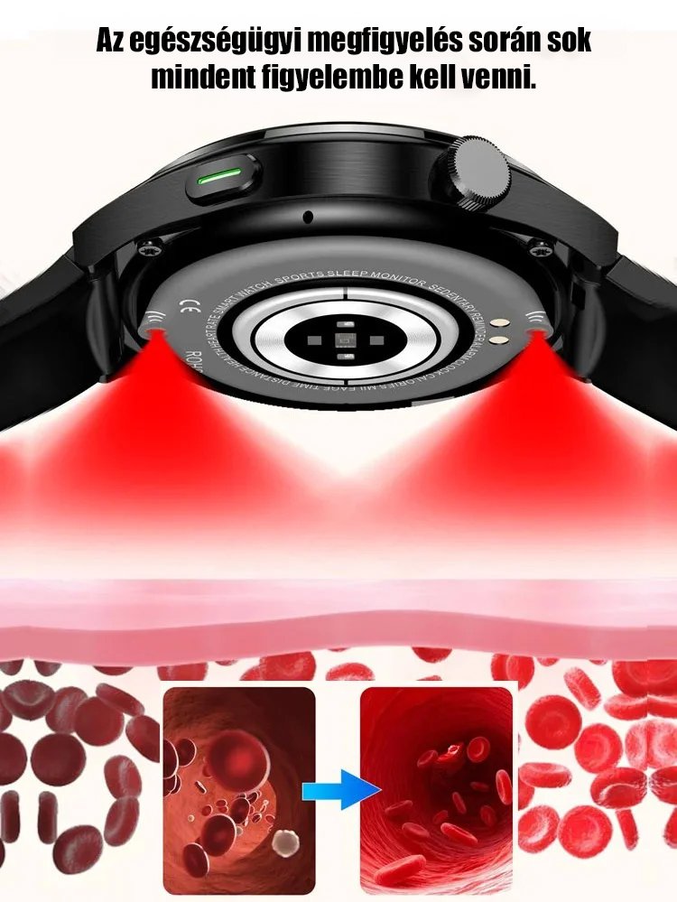 WATCH4PRO Űrkutatás kerek képernyős okosóra