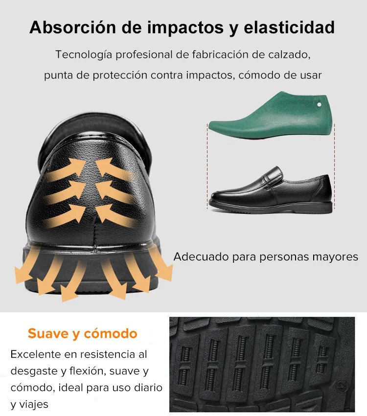 【Limitado 100 pares】Zapatos de cuero casuales y elegantes para hombre