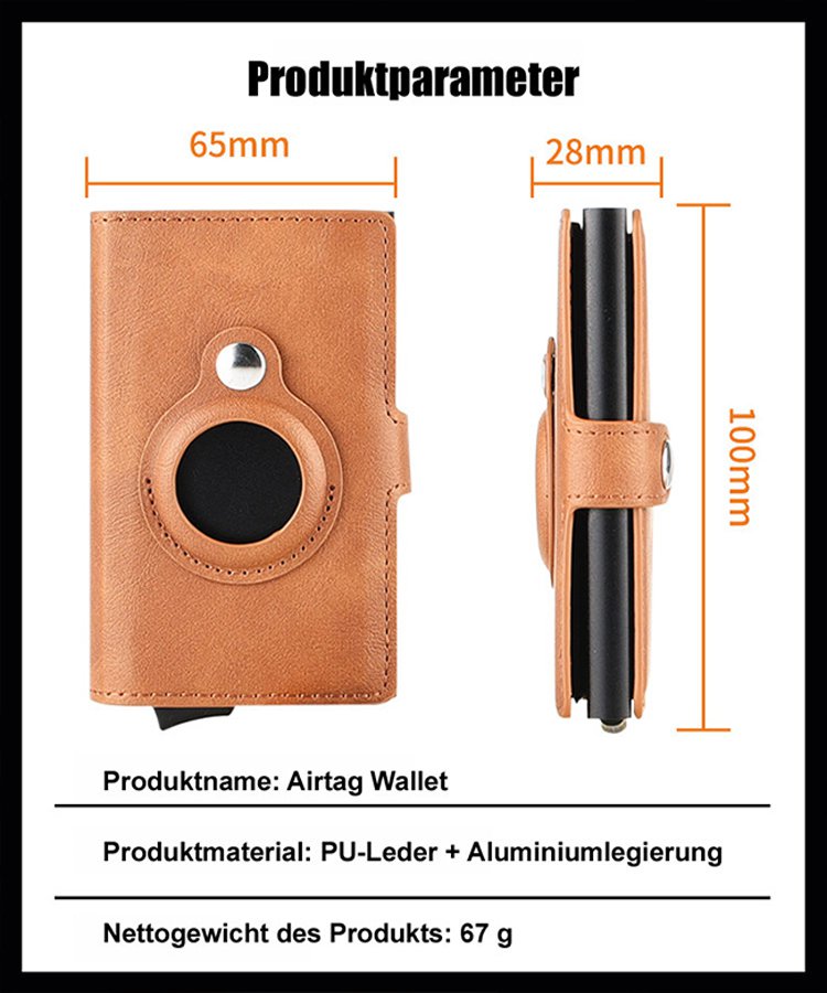 Neues Modell Automatisch herausspringendes Kartenetui mit NFC Schutz