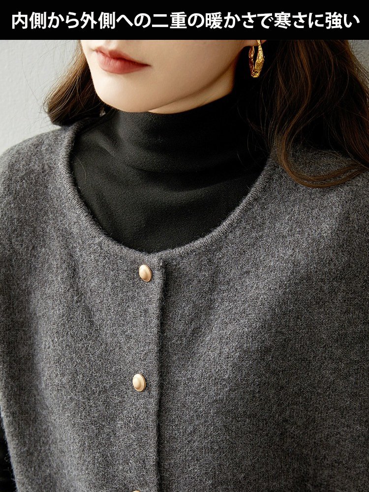 カシミヤニットベスト