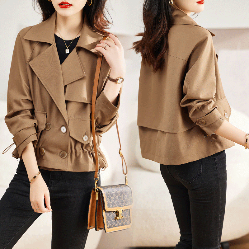 ファッションでカジュアル小柄ショートコート