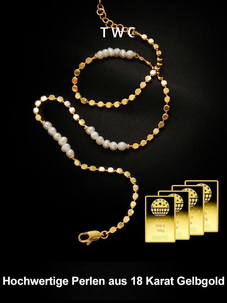 Eine luxuriöse luxuriöse Halskette aus natürlicher Perle