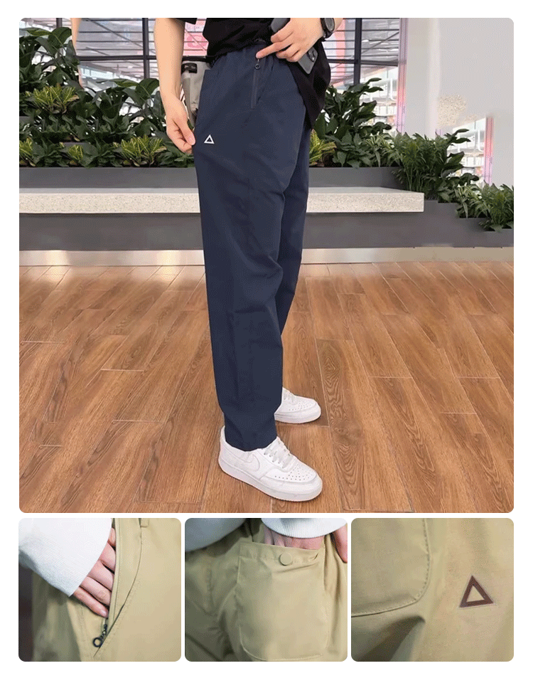 【冬の裏起毛タイプ】保温メンズ トレッキングパンツ