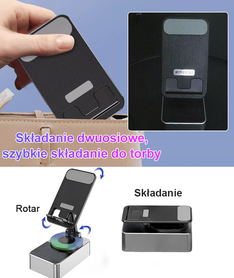 ?Gorąca wyprzedaż -50% zniżki?Głośnik Bluetooth Powerbank Uchwyt dla leniwych