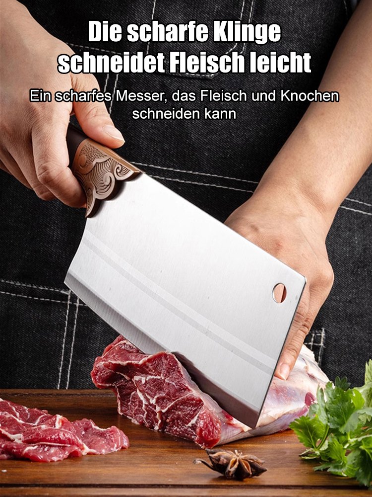 Superscharfes Küchenmesser aus Edelstahl