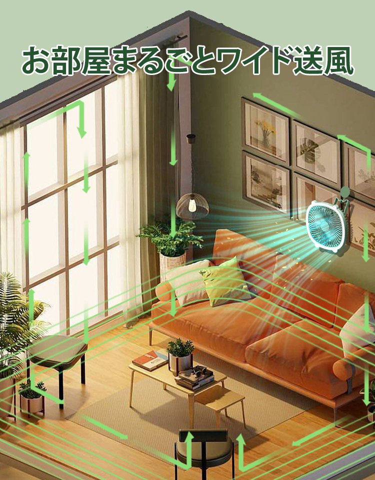 ライト付きファン