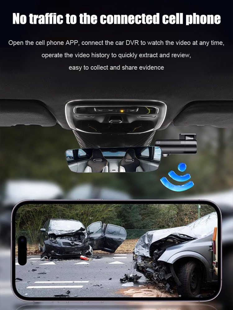 Hidden WiFi Dash Cam