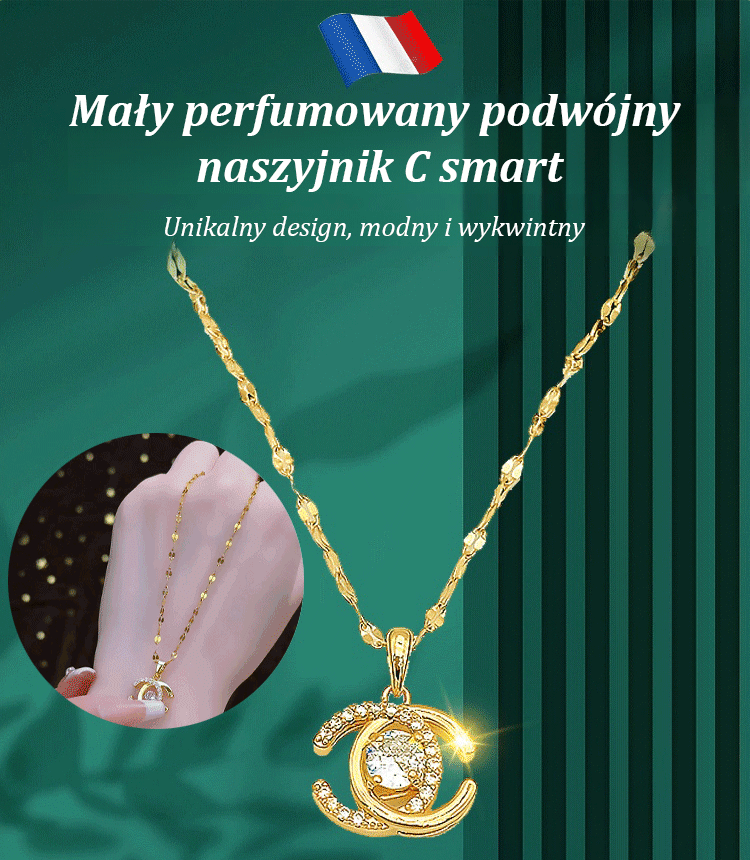 Naszyjnik Chanel Double C