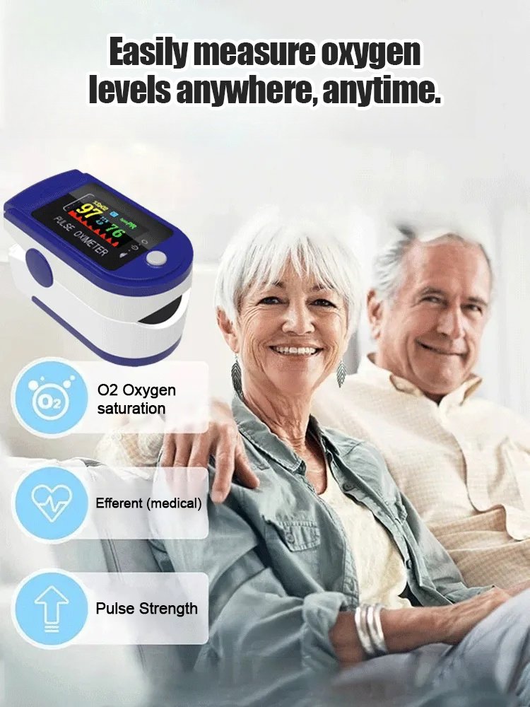 Fingertip blood oxygen detector
