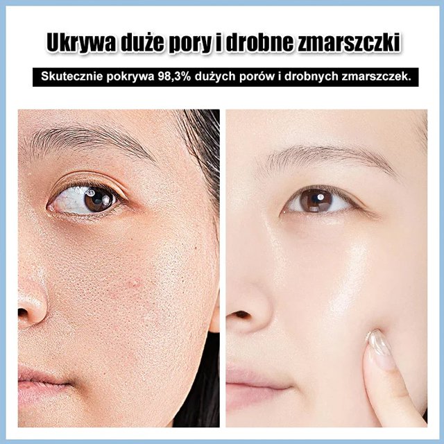 Żelowa kremowa baza wygładzająca pory