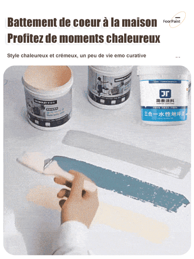 Peinture pour sol 3-en-1 non toxique et écologique