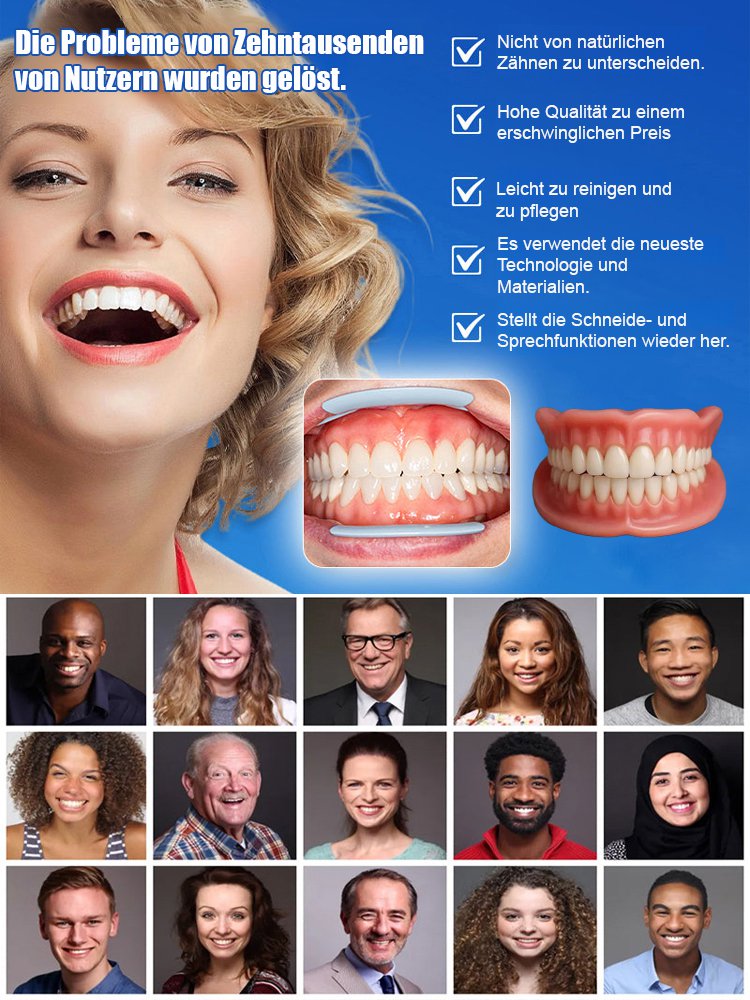 Zertifizierte, perfekt sitzende Premium-Zahnprothesen nach Maß
