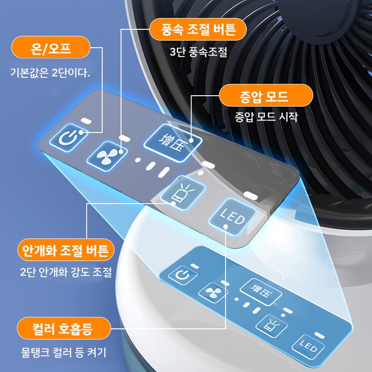 가정용 냉방 소형 에어컨 팬