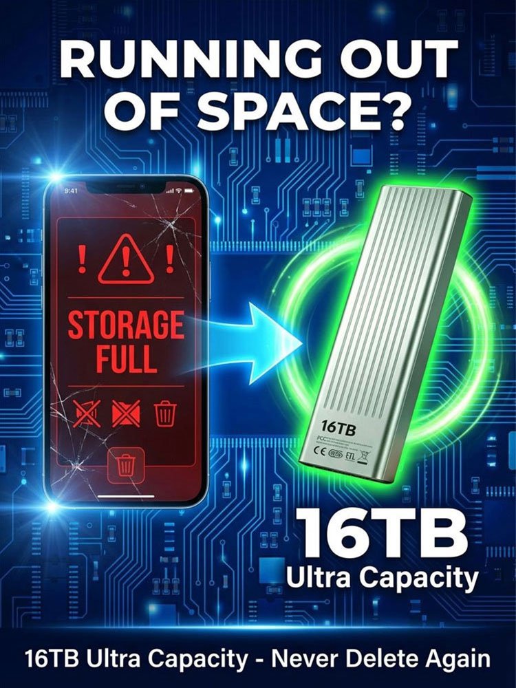 Portable High-Speed SSD Solid-State Drive