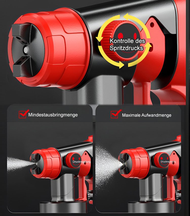 Kleine wiederaufladbare elektrische Lithium-Farbspritzpistole