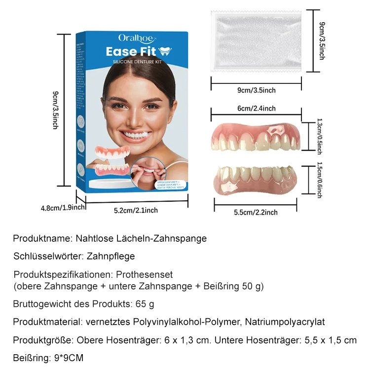 ORALHOE nahtlose Smile-Zahnspange
