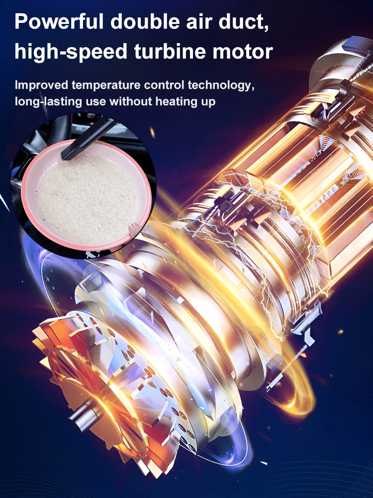 New Cordless Car Vacuum Cleaner Mini Blower All-in-One