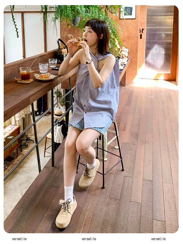 ビルケンシュトックシューズの通気性の良さを示す画像