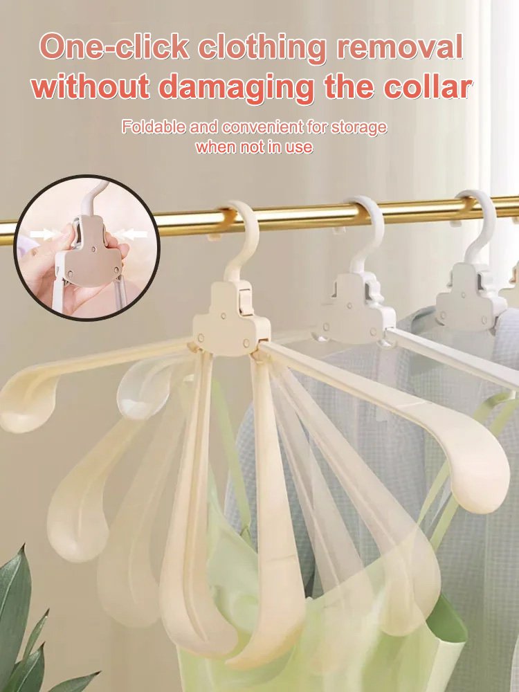Automatic magic folding hanger