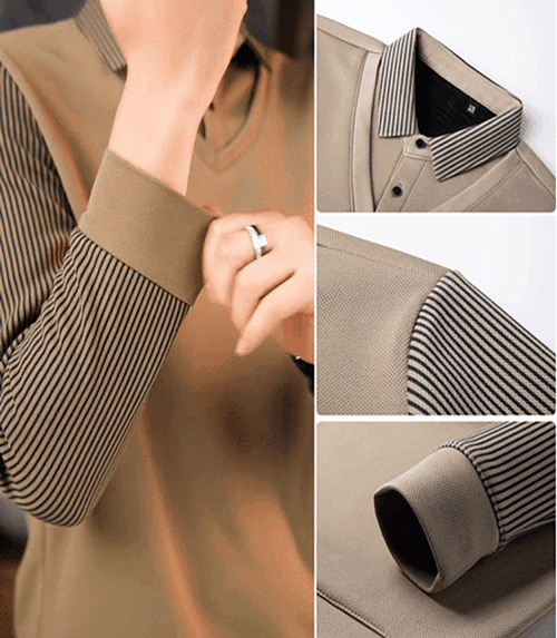 Business Fake Dos Piezas Deporte Casual Top Acolchado