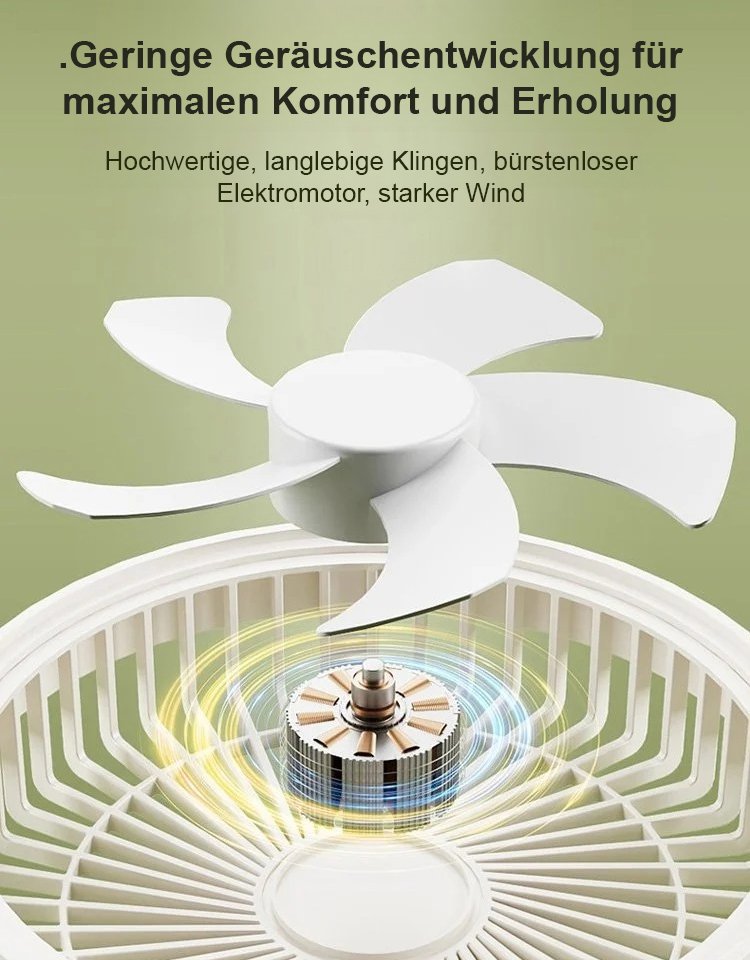 Versenkbarer, faltbarer Mehrzweck-Ventilator