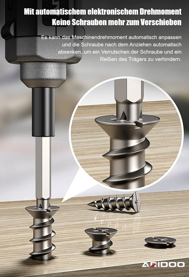 Multifunktionaler und leistungsstarker Elektroschrauber