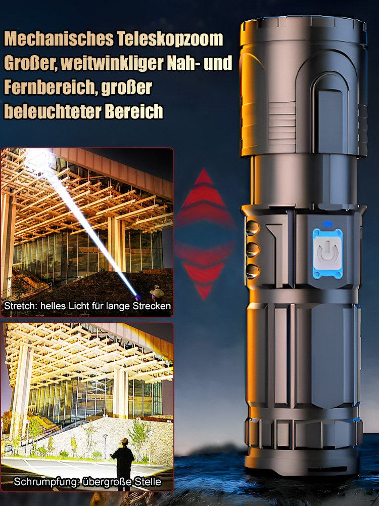 Weiße Laser-Zoom-Taschenlampe