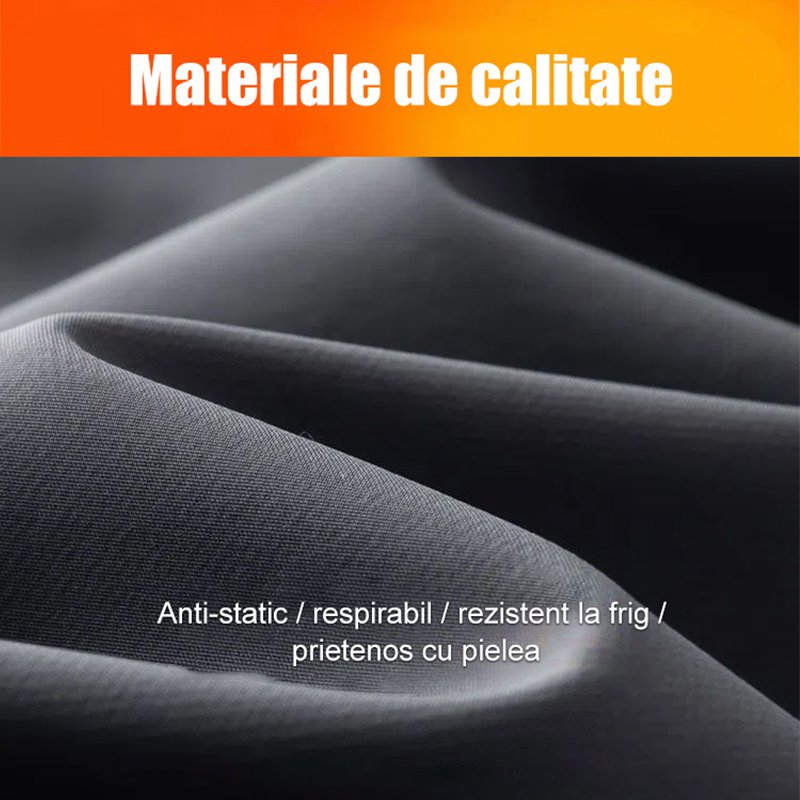 Pantaloni sport cu talie elastică și curea groasă pentru sezonul toamnă-iarnă.