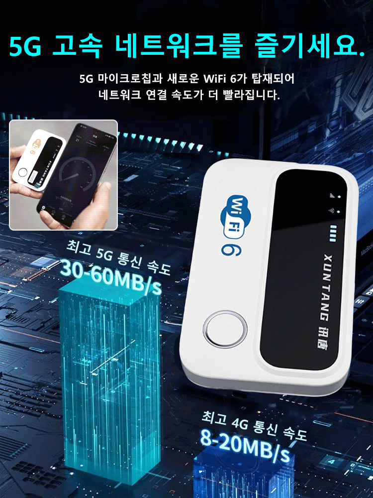 고속 휴대용 와이파이
