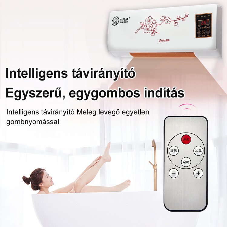 Háztartási falra szerelhető, hűtő-fűtő klímaberendezés