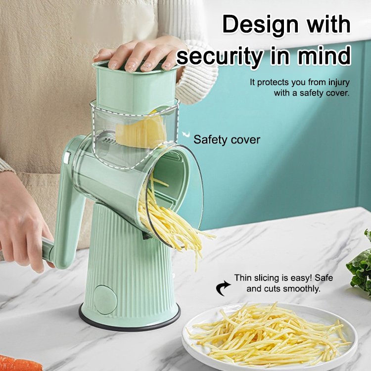 Rotary Cheese Grater with Handle