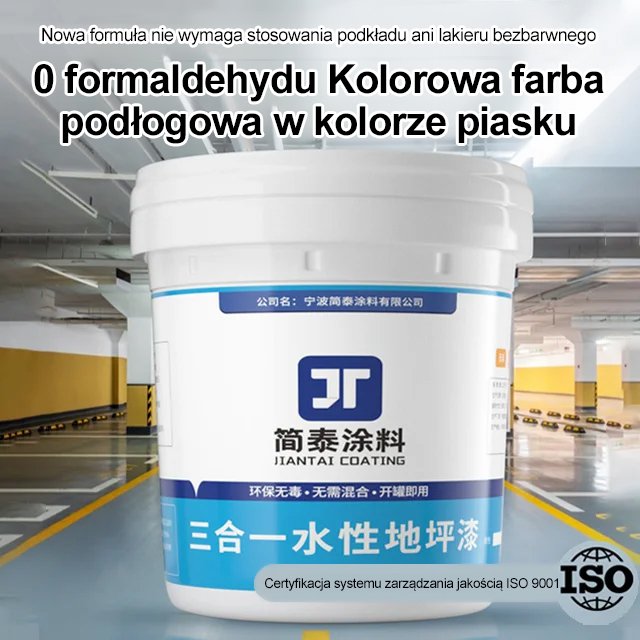 【0 formaldehydu】Wodna farba epoksydowa do podłóg