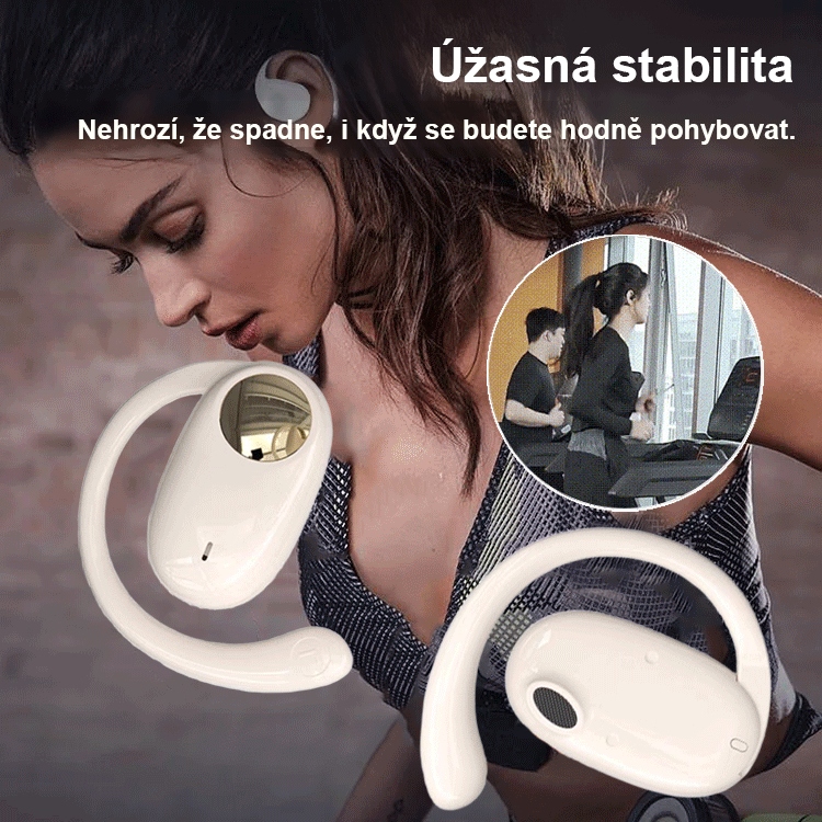 180° otočné otevřené OWS Bluetooth sluchátka