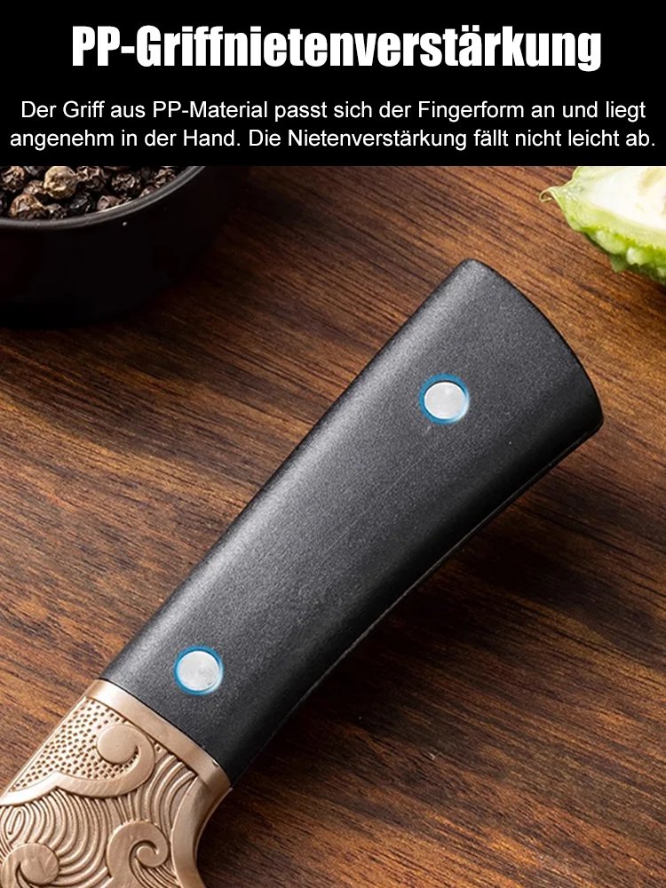 Superscharfes Küchenmesser aus Edelstahl