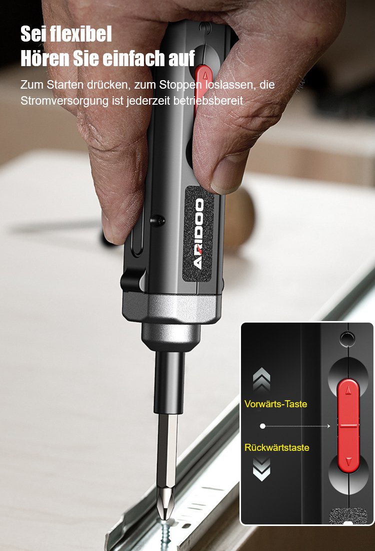 Multifunktionaler und leistungsstarker Elektroschrauber