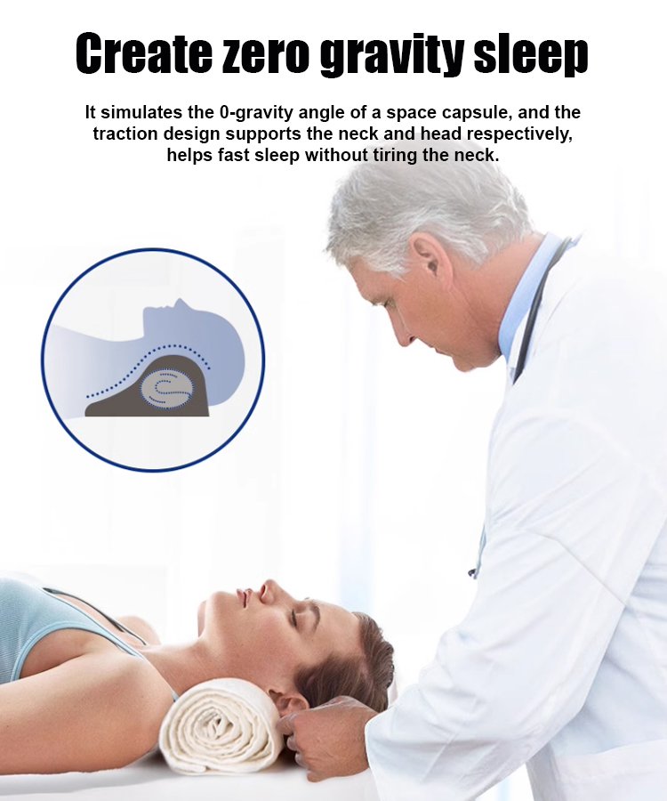 Traction Cervical Latex Pillow