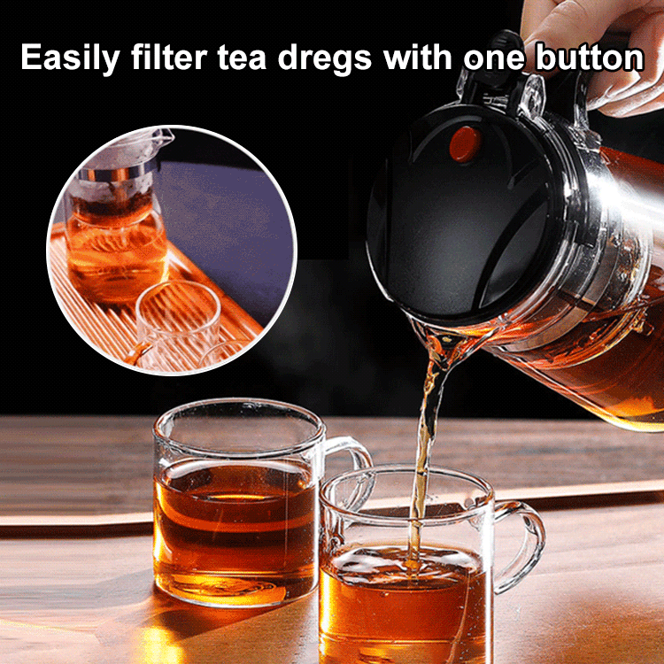 One-click filter tea set