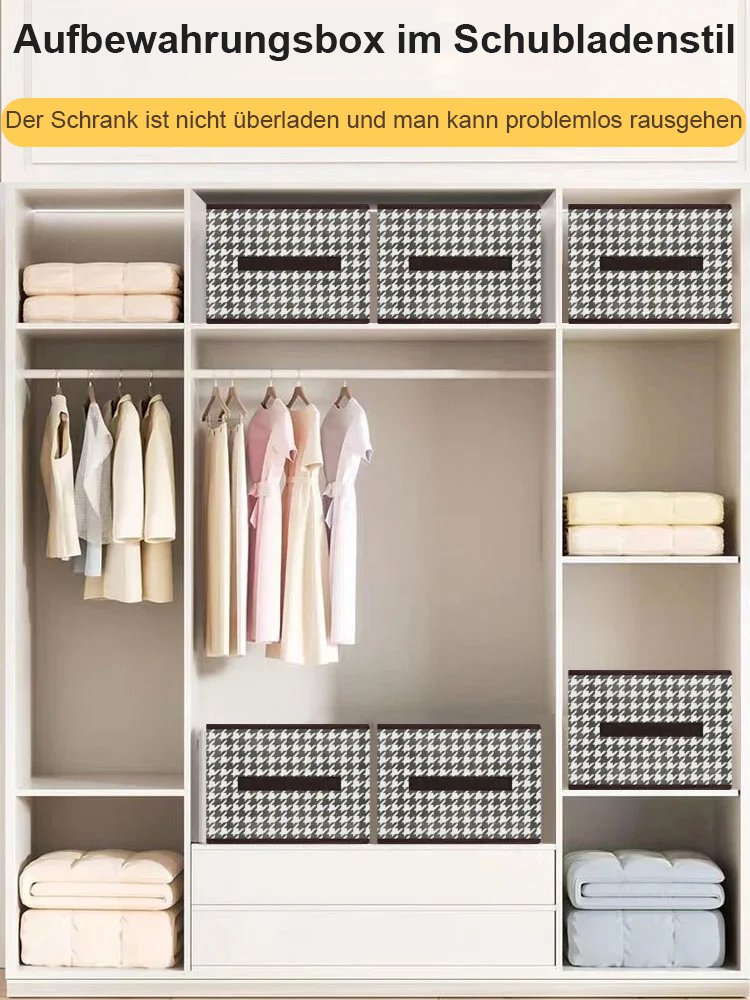 Houndstooth faltbare Aufbewahrungsbox