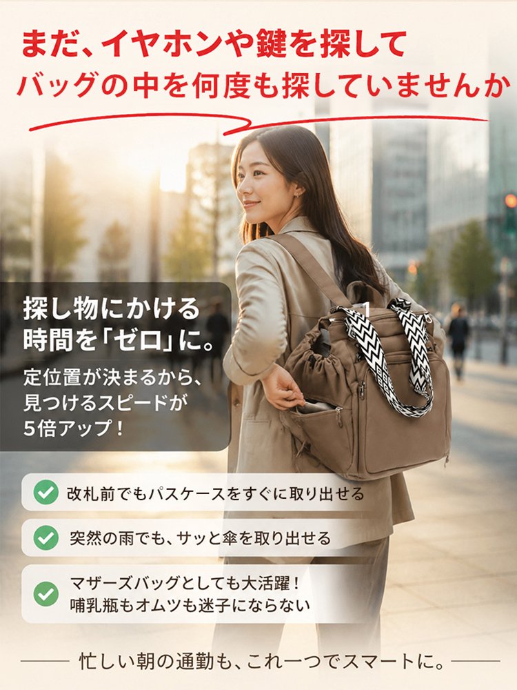 多機能旅行用収納バックパック