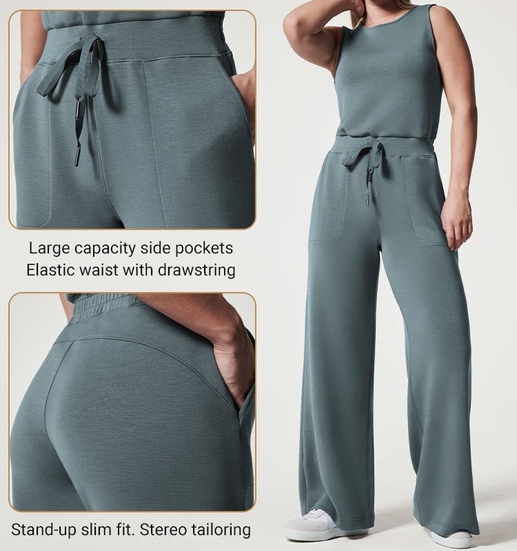 Perfectly light and loose comfortable skinny jumpsuit