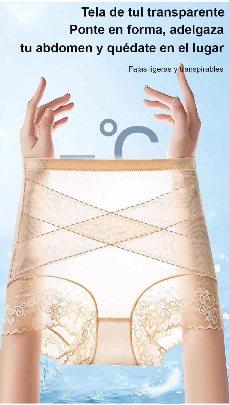 Vista frontal del vendaje de ala de cigarra X 7A