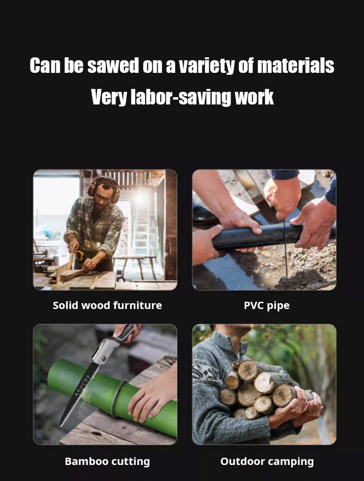 German manganese steel household folding saw