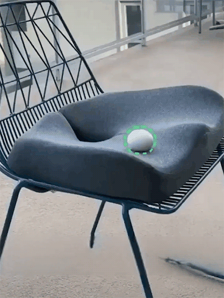 Druckreduzierendes  Kissen aus Memory Foam