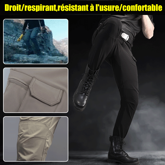 Pantalon multi-poches résistant à l'usure