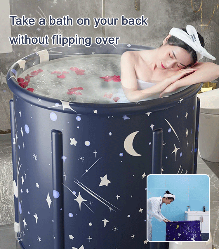 [Six-layer thickened] Installation-free bathtub